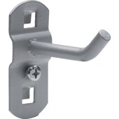 OBTI-BASE Lochwandhaken (kurz), grau